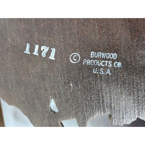 Vintage Burwood Victorian Carriage Horses Carved Dimensional Wall Plaque - Picture 5 of 9